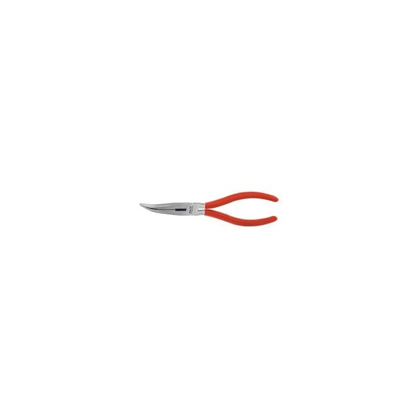 Angled Snipe Nose Pliers, Bright Finish, Overall Length: 200mm